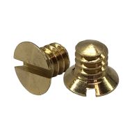 3/16" BSW x 1/4" Countersunk Slotted Brass Screws (pck 10)