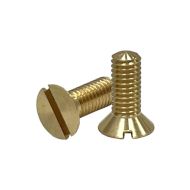 M3 x 8mm Brass Slotted Countersunk Screws (pck 50)