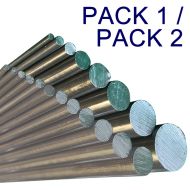 Steel Round Assortment Pack - 24" Lengths