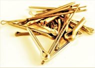 3/32 x 1" Brass Split Pins Qty 20 